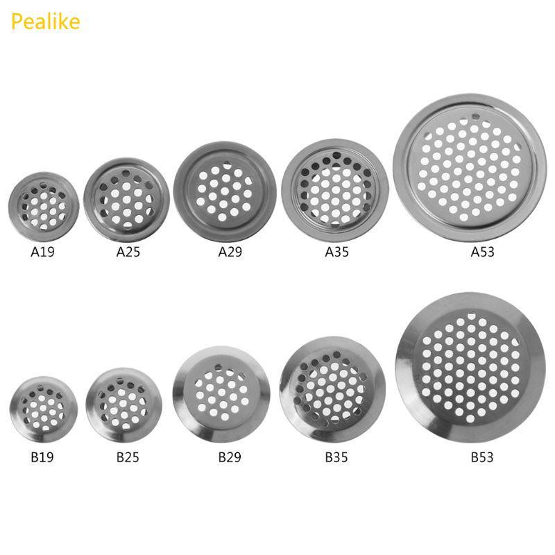 Pealike Thép không gỉ Lỗ thông gió lỗ thông gió Louver Hình tròn Lỗ lưới thông hơi