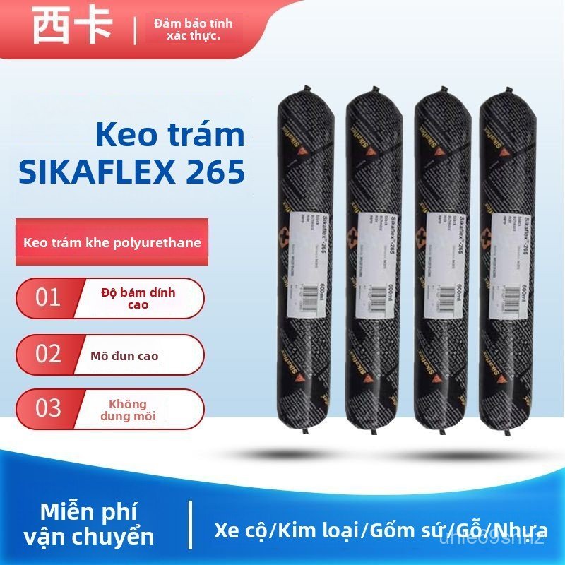 Keo dán polyurethane Sika Sikaflex 221 265 11FC, keo trám khe hở xe hơi, chống thấm bền đẹp giao nha
