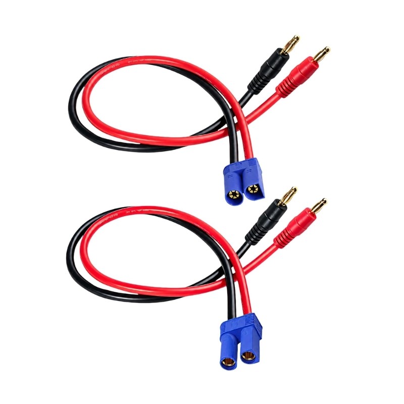 Dây sạc từ xa AADT EC5 sang Banana Plugs có dây phân cực mã màu