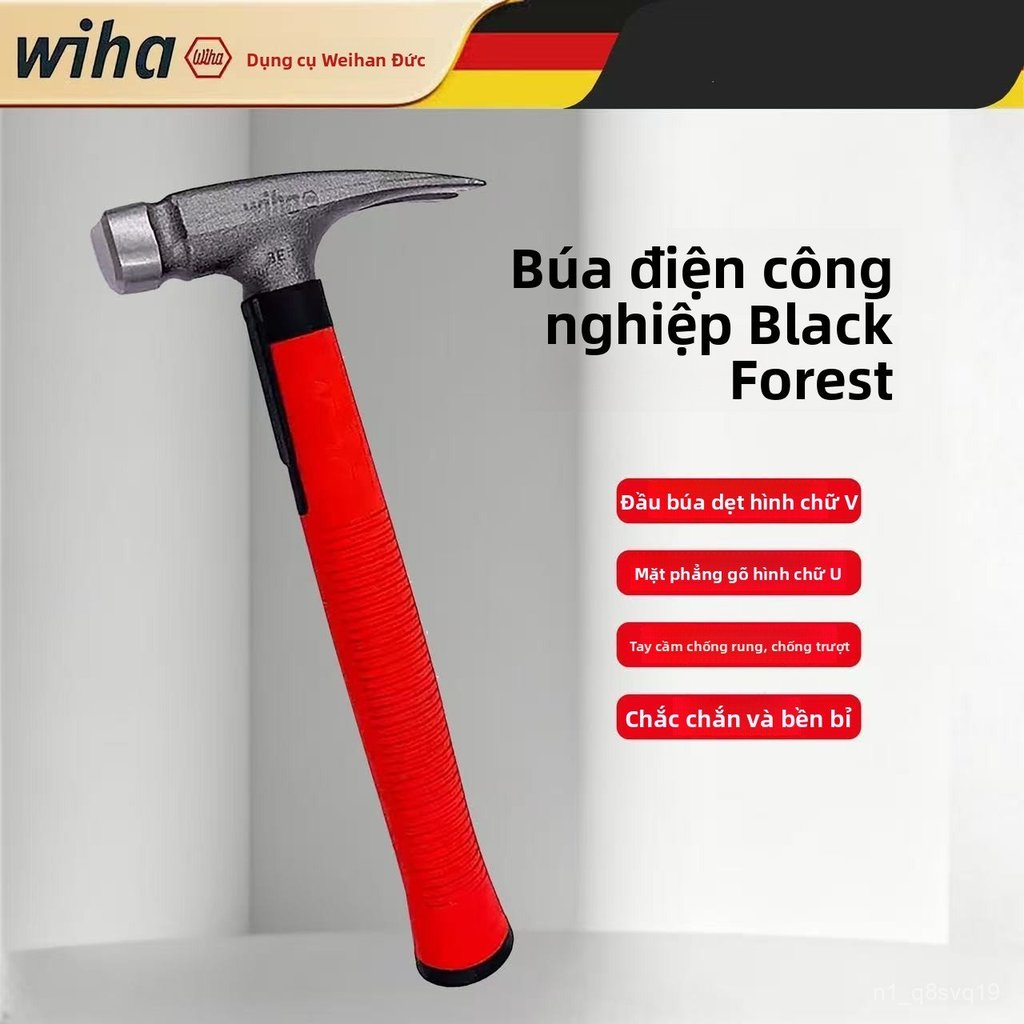 Búa đầu dê Wiha Đức nhổ đinh đa năng, búa an toàn điện công nghiệp bền đẹp giao nhanh