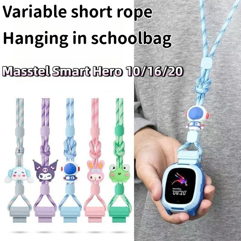 [Hàng có sẵn]KUROMI ROPE Cho Masstel Smart Hero 10 Dây Đeo Đồng Hồ Masstel Smart Hero 20 Dây Đeo Mas