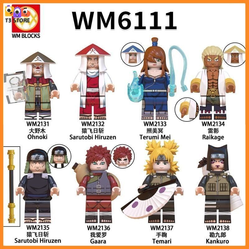 Naruto Shippuden Đồ Chơi Lắp Ráp Các Nhân Vật Truyện Tranh Naruto (WM6111)