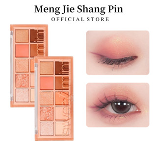  Bảng Phấn Mắt Sweet Mint 10 Màu Sắc Hiệu Ứng Lì Tone Cam Hồng đào 
