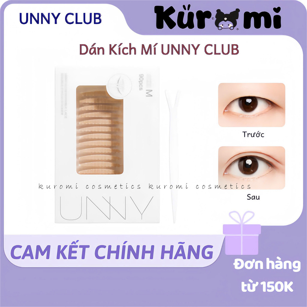 Kích Mí Tàng Hình UNNY CLUB Tự Nhiên Dán Kích Mí Vô Hình Miếng Dán Kích Mí Miếng Dán Kích Mí, Tạo Mắ