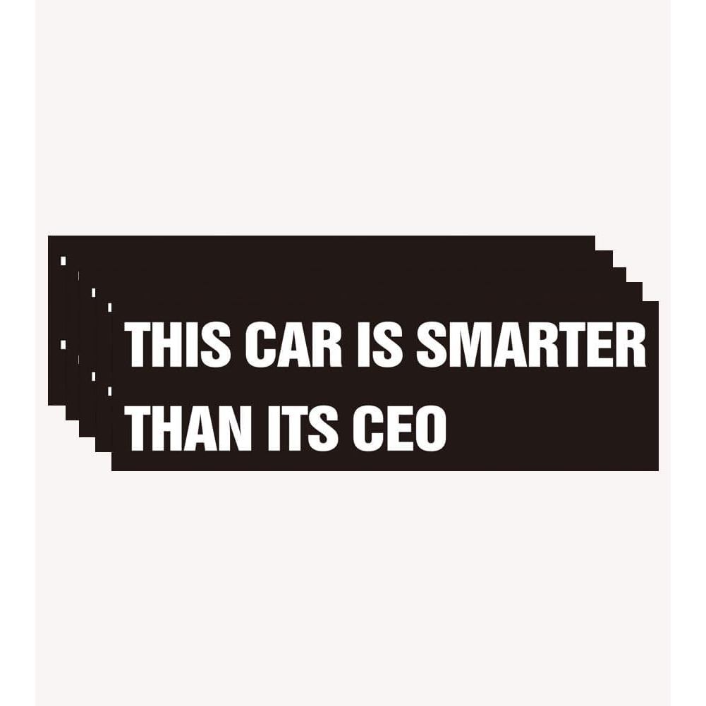 5 Miếng Dán Chống Tesla Chống Elon, Miếng Dán Cản Chống Elon Musk Chống Thấm Nước Dễ Tháo Rời, Miếng