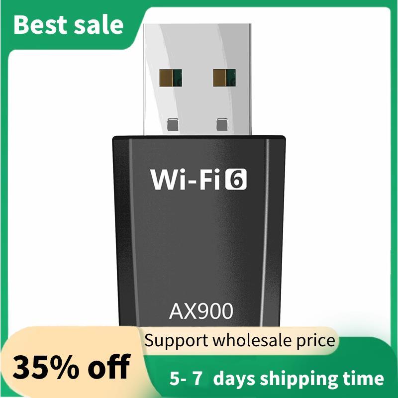 AX900 WiFi6 Adapter 900Mbps Thẻ Mạng USB 2.4G / 5Ghz Adapter 802.11ax Cho Laptop Win 7 10 11