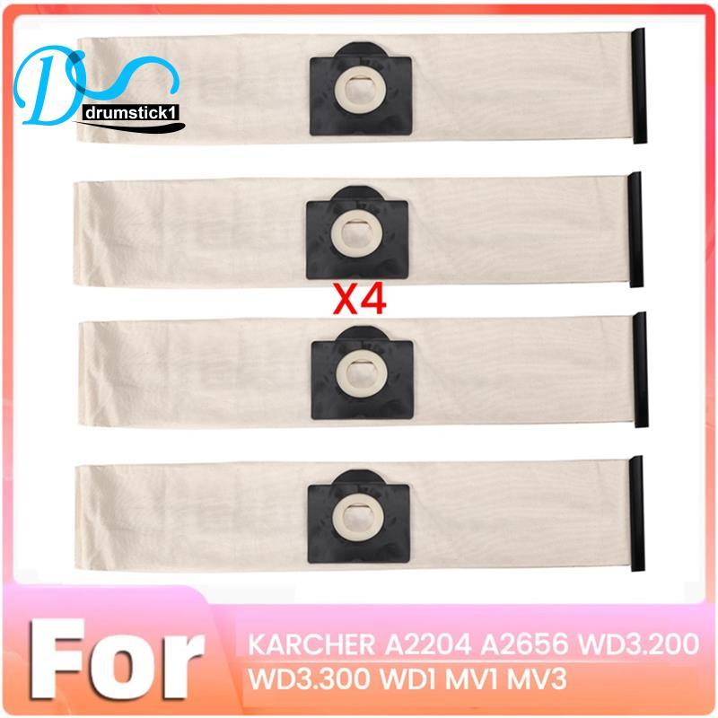 4 Túi Bụi Cho A2004 A2204 A2054 A2656 WD2 WD3 Bộ Phận Máy Hút Bụi Có Thể Giặt Túi Lọc