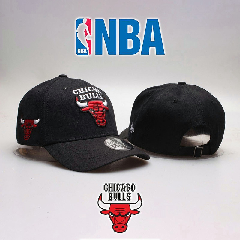 Mũ Snapback NBA Chicago Bulls unisex, thêu đẹp, chống nắng