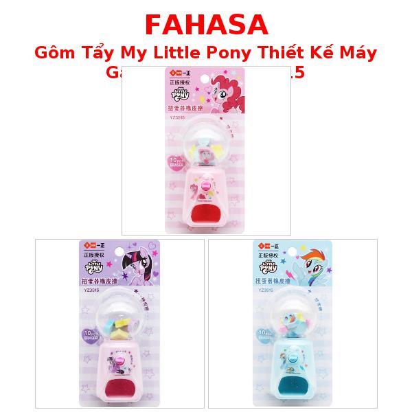 Gôm Tẩy My Little Pony Thiết Kế Máy Gacha - iiGEN YZ3515