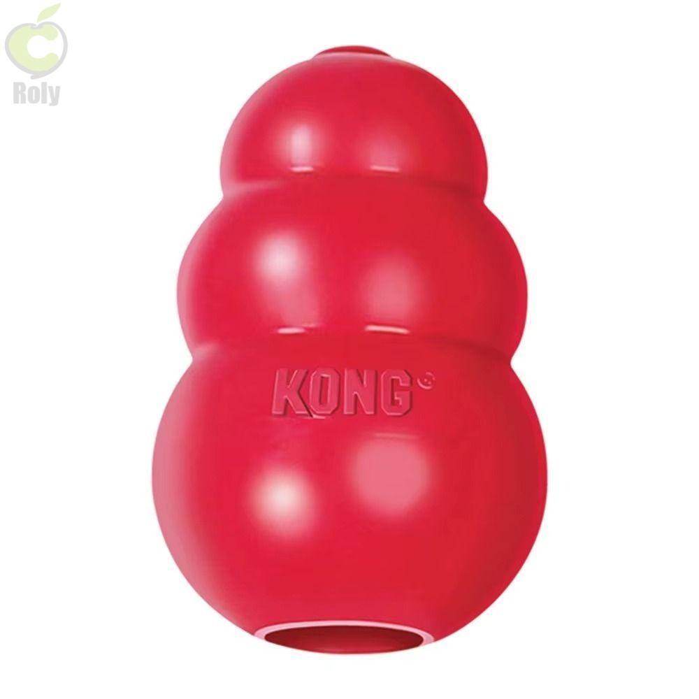 Đồ chơi cho chó ROLY Kong, Đồ chơi chó con Kong cổ điển nhồi bông, Khả năng điều trị nhiều kích cỡ Đ