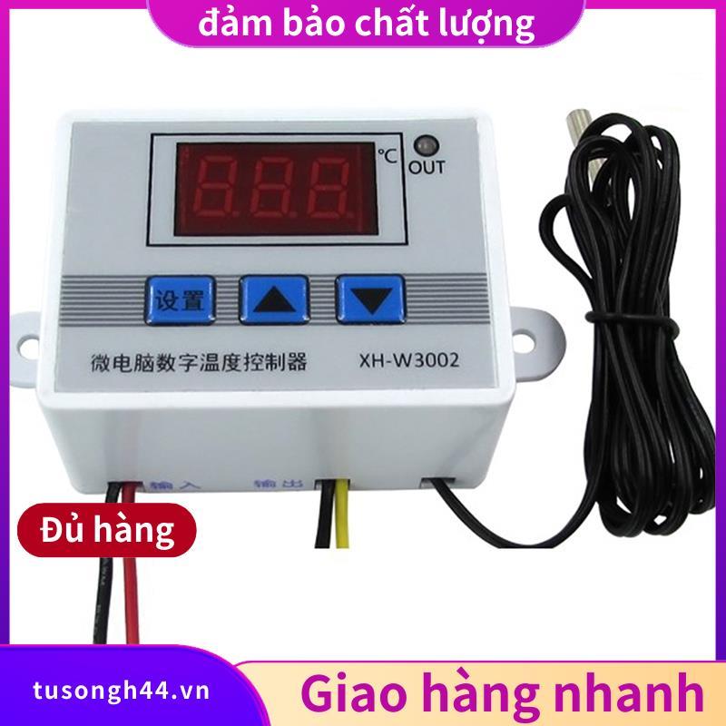 Bộ điều khiển nhiệt độ LED kỹ thuật số XH-W3002 220V Đầu dò công tắc điều khiển nhiệt độ 10A với cảm