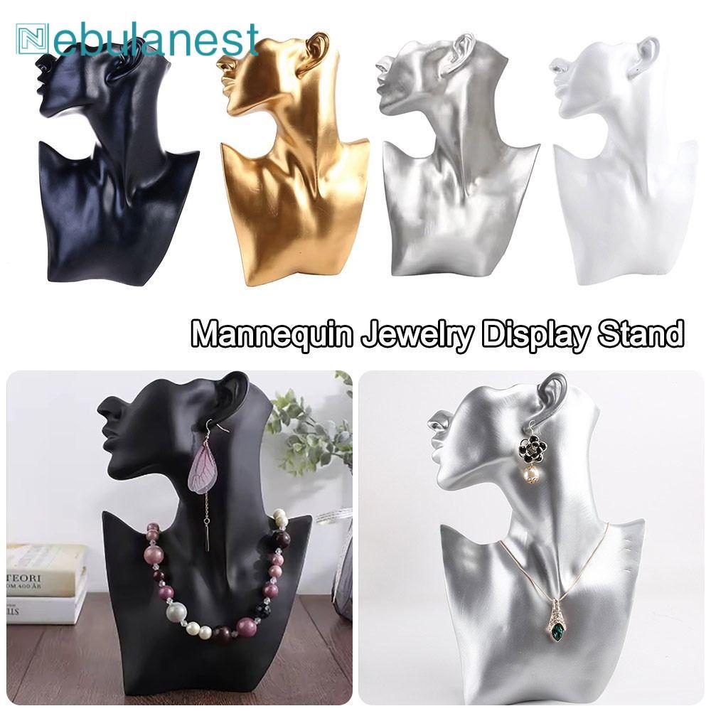 Đế trưng bày trang sức hình nộm NEBULANEST, Giá đỡ đồ trang sức hình nộm mặt bên độc đáo, Giá trưng 