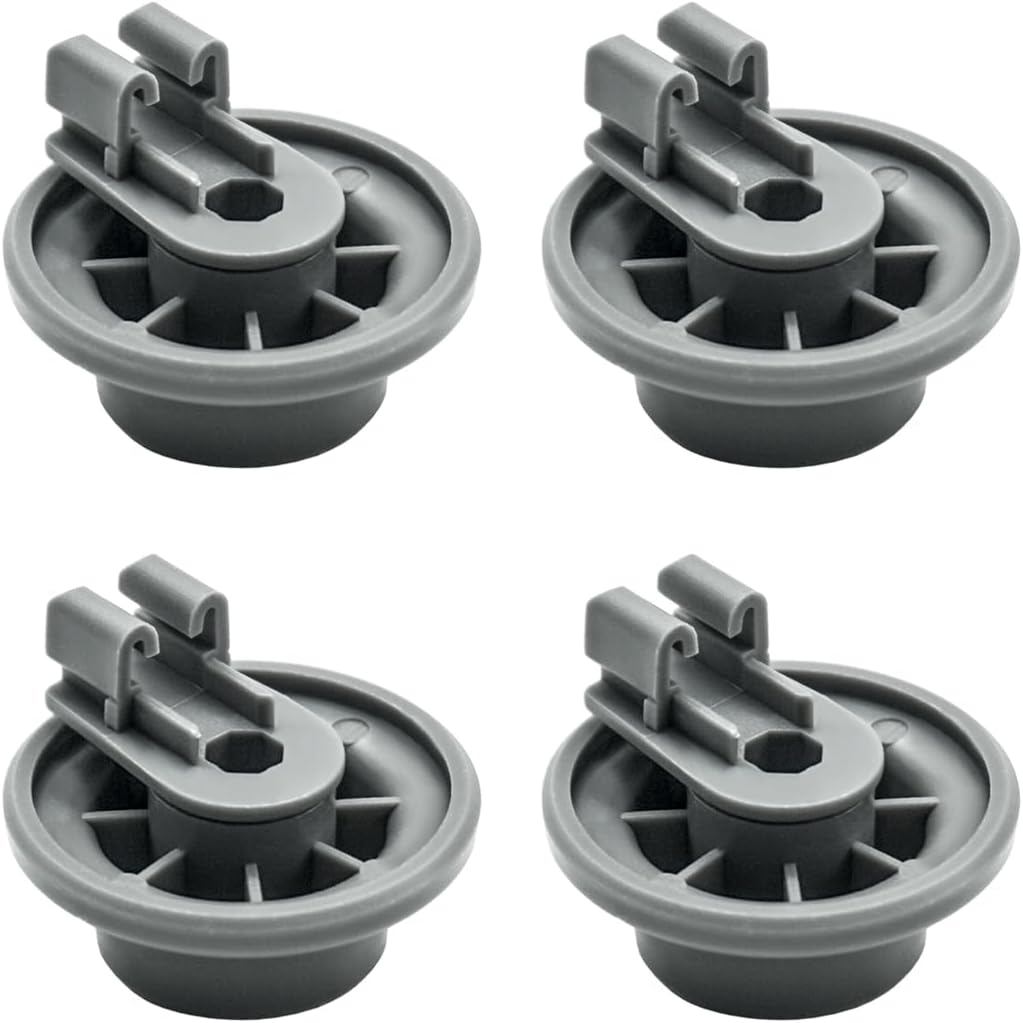 4 gói 10016657Máy rửa chén Bánh xe giá dưới phù hợp cho máy rửa chén Bosch SHP865ZD5N, SHP878ZD5N, S