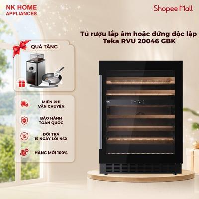 Tủ Rượu Lắp Âm Hoặc Đứng Độc Lập Teka RVU 20046 GBK  | Sức chứa 46 chai - Bảo Hành Chính Hãng 24 Tháng