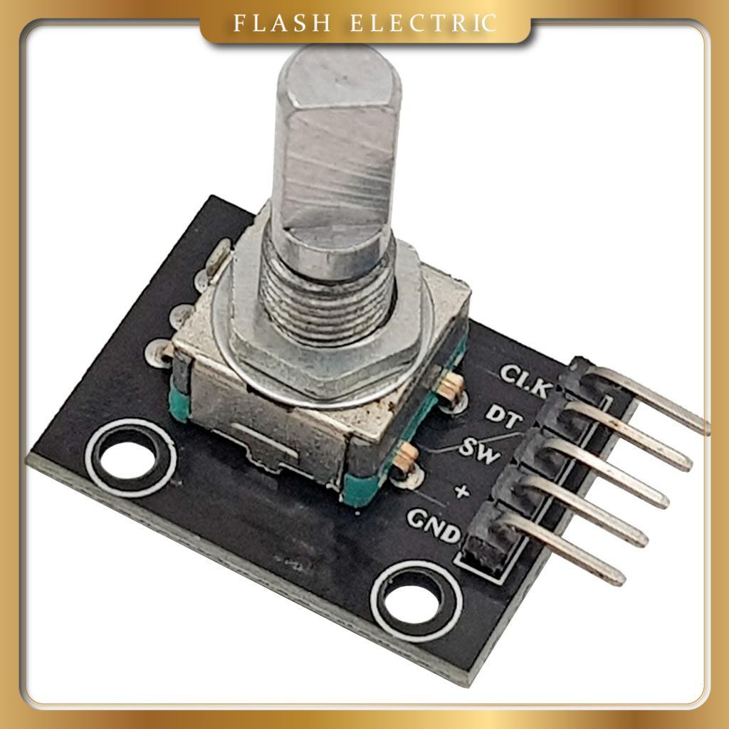 Mạch Volume Xoay Rotary Encoder KY-040 360 Độ Kèm Nút Nhấn