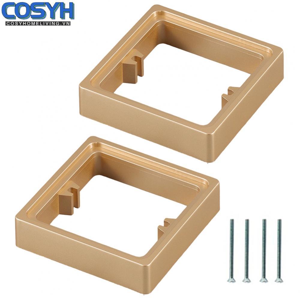 <cosyh>Diverse Applications 2pcs Square Spacers and Screw Kit for Installations