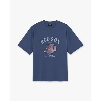 MLB - Áo thun unisex cổ tròn tay ngắn Drawing Graphic_3ATSN0263-43INS