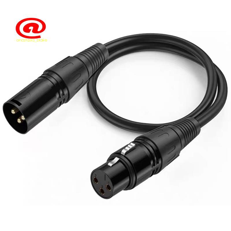 XLR 3-PIN DMX512 Cáp DMX512 Chiếu Sáng Sân Khấu Cáp Tín Hiệu Thiết Bị DJ Đầu Nối XLR DMX512 Dây Nối 