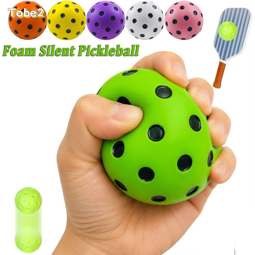 TOBE2 Pickleball Bóp Đồ Chơi, Di Động Mô Phỏng Chống Căng Thẳng Bóp Bóng Pickleball Bóng, Bong Bóng 