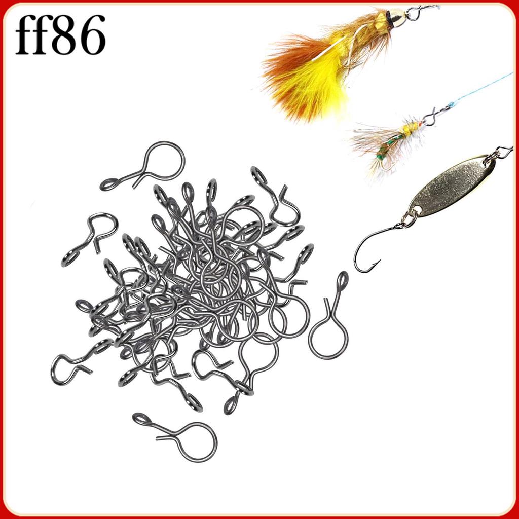 Câu Cá Snaps Fly Hook Lure Snap Connector Dễ Dàng Lắp Rỉ Sét Bền Cho Câu Cá Fly Snap Nhẹ