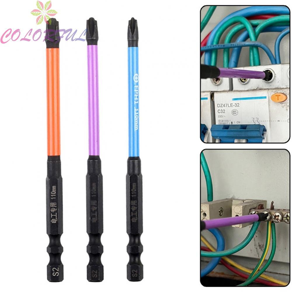 Alloy Steel Special Slotted Cross Screwdriver Bit for Electrician PH1 PH2 PH3