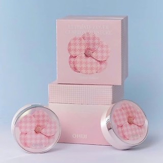 Set cushion phấn nước Ohui Đen - Ohui Ultimate Cover Cushion