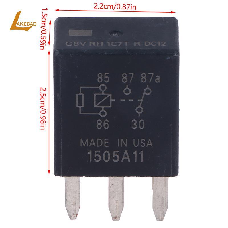 [LAKEBAO] G8V-RH-1C7T-R-DC12 G8VRH1C7TRDC12 12V Rơle ô tô SPDT 35A 12VDC 5Pins [MỚI]