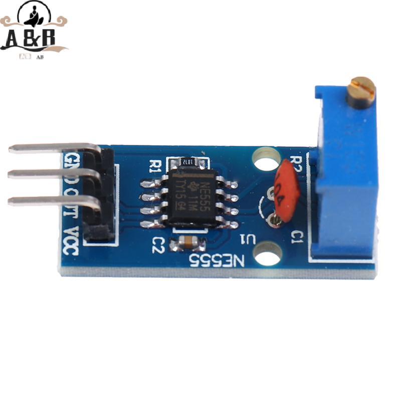 [A & B] Mô-đun máy phát xung có thể điều chỉnh tần số NE555 chip NE555 {vn}