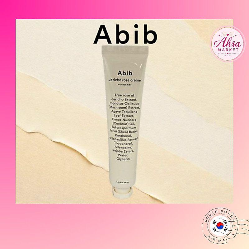 [Abib] Ống kem dưỡng ẩm Jericho Rose Collagen 75ml | Kem dưỡng ẩm Hàn Quốc | Kem Collagen | Kem Mặt 