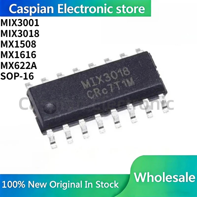 Bộ 5 MIX3001 MIX3018 MX1508 MX16 MX622A SOP-16 Chip ic Còn Hàng Bán Buôn