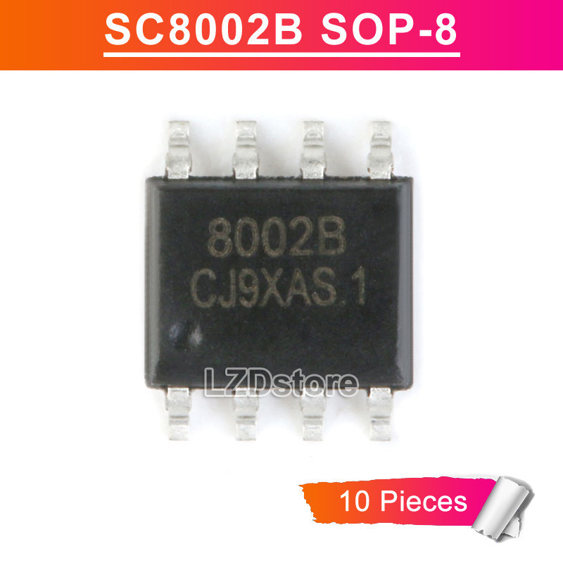 10 Chiếc 8002B SOP-8 SC8002B SOP8 SMD 3W Đa Năng Âm Thanh Khuếch Đại IC Mới Ban Đầu
