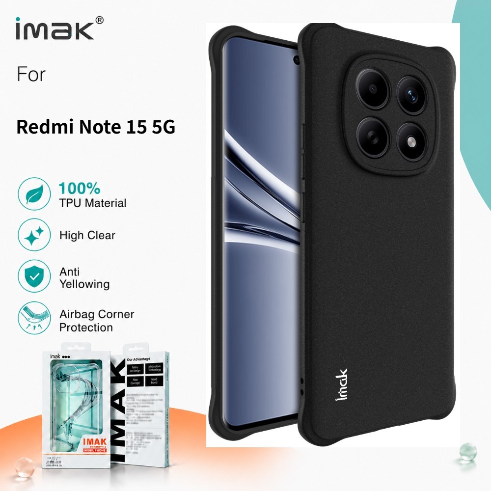 Ốp Lưng Mềm Cho Redmi Note 15 Global 4G 5G Trong Suốt TPU Chống Sốc Chống Vân Tay CA0002