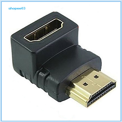 [Ky] Bộ chuyển đổi góc phải 90 độ tương thích HDMI V14 cho HDTV TV 3D 1080P