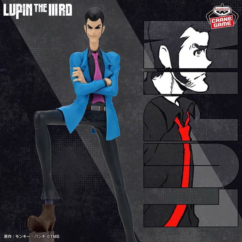 Phiên Bản Nhật Bản Hàng Có Sẵn Kính Nhà Máy Lupin III Lupin III Quần Áo Xanh Phong Cách Đứng Phong C