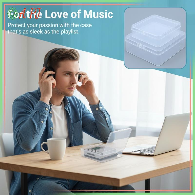 [APJ] Hộp đựng nhựa chống thấm nước chống bụi Vỏ chống sốc chống ẩm cho máy nghe nhạc mini MD Walkma