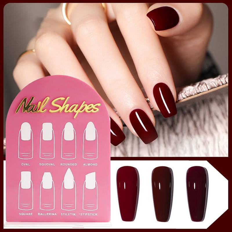(TFT) Nail Art Display Board Phụ kiện Nail Art Salon Nail Shape Nail Tip Display Stand Làm móng tay 