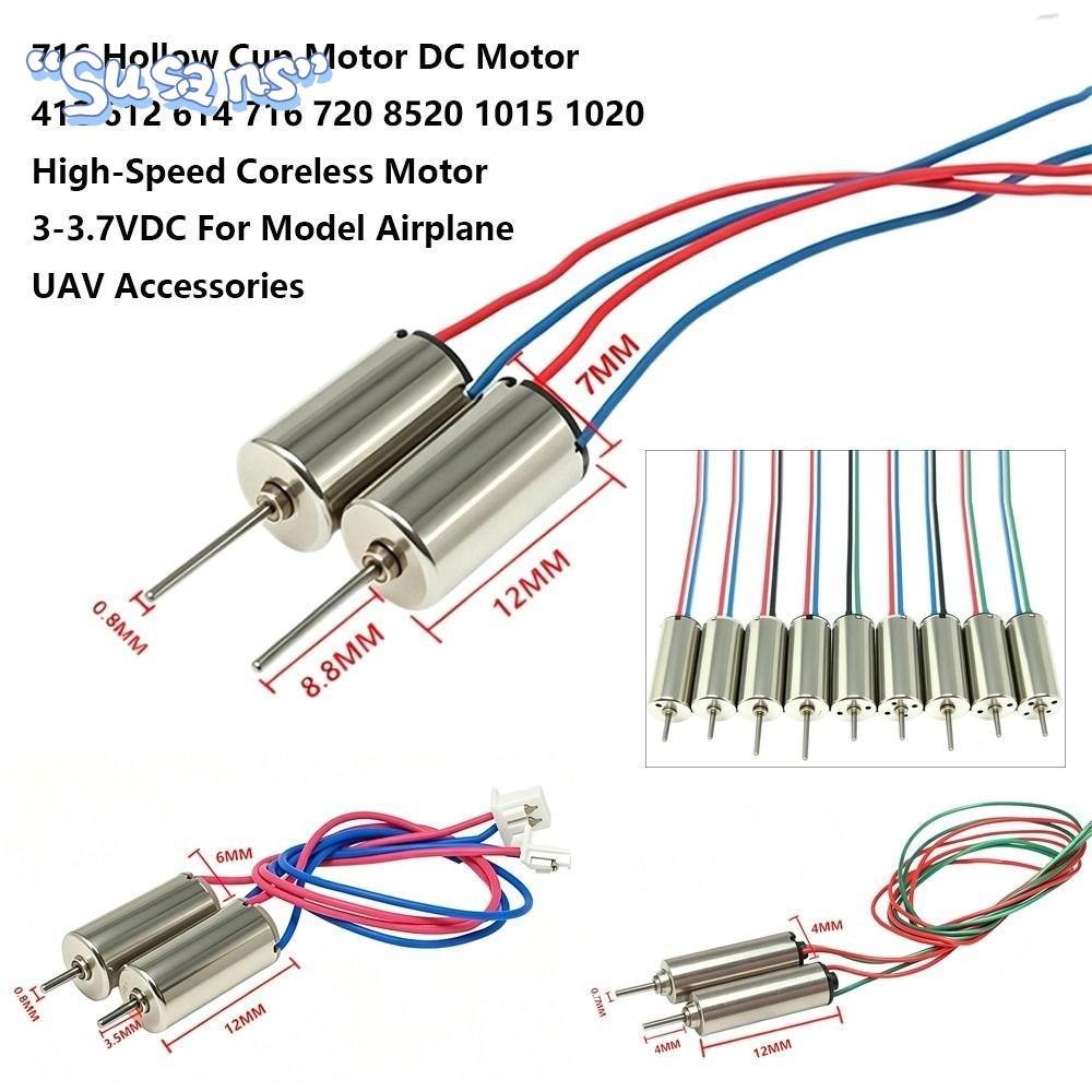 SUSANS DC Motor, Multistyles 412 612 614 716 720 8520 1015 1020 Động cơ không lõi tốc độ cao, Động c
