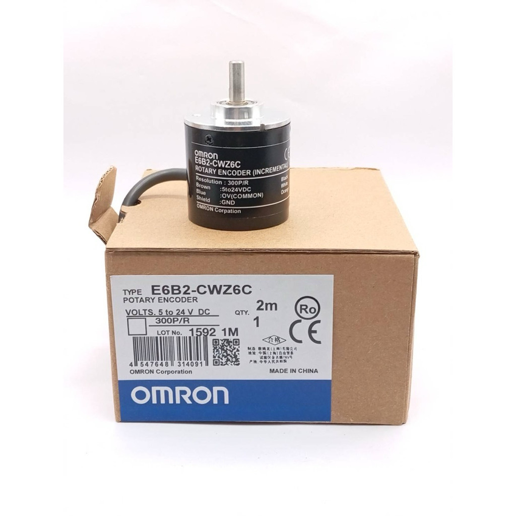 E6B2-CWZ6C POTARY ENCODER 300PR LOẠI E6B2-CWZ6C VOLTS. 5 đến 24 V DC 300P / R Giao hàng nhanh