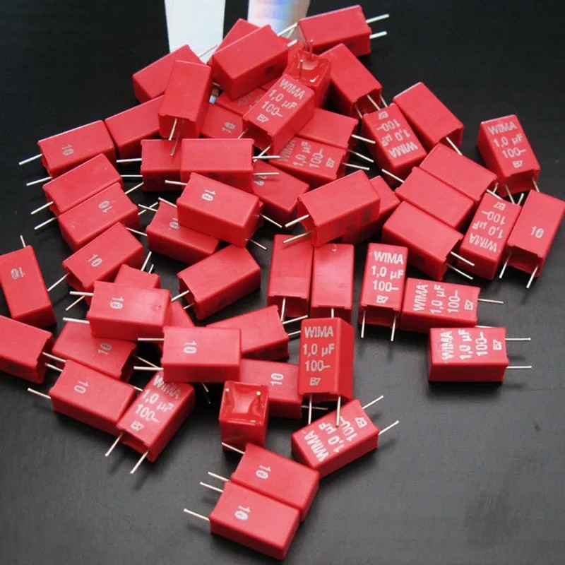 10 Chiếc WIMA 1uF / 105 100V MKS2 5 Mm Đức HiFi Âm Thanh Sốt Tụ Khớp Nối Tụ Điện Miễn Phí Vận Chuyển