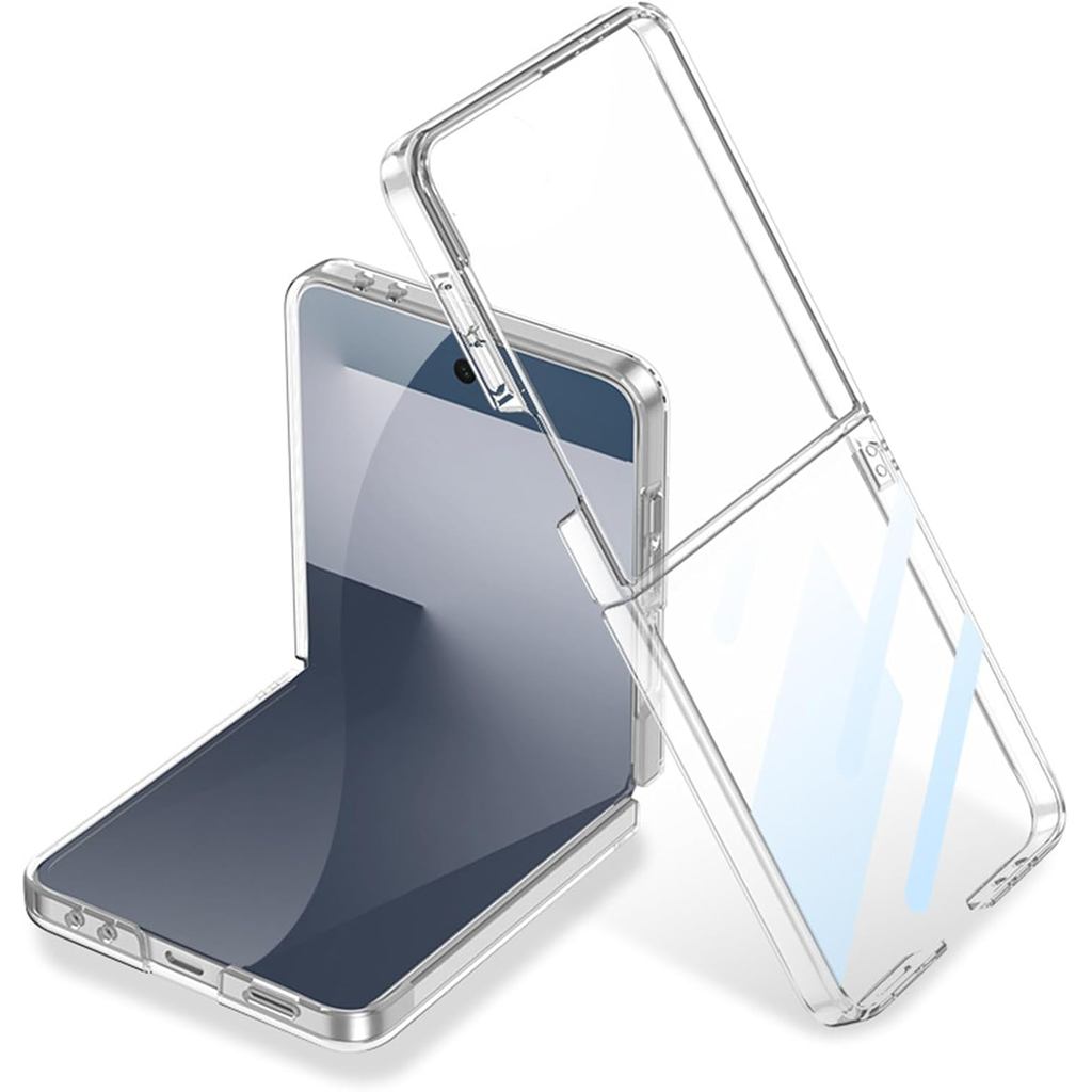 Vỏ cứng PC trong suốt mạ điện cho ốp lưng Samsung Galaxy Z Flip 8 Vỏ bảo vệ chống sốc Flip345678