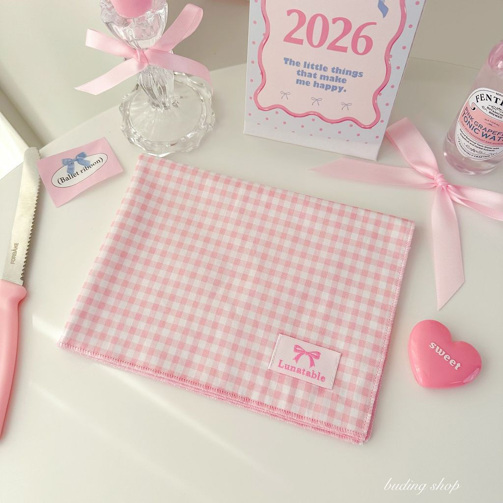 Tablecloth, photo mat, cotton pink fabric, Korean decorative fabric, background, dessert table color