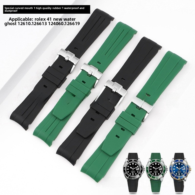 7/24 ✈ Còn hàng Tương thích với Rolex Submariner Series 41mm, Explorer 21mm, Dây đeo đồng hồ giao di