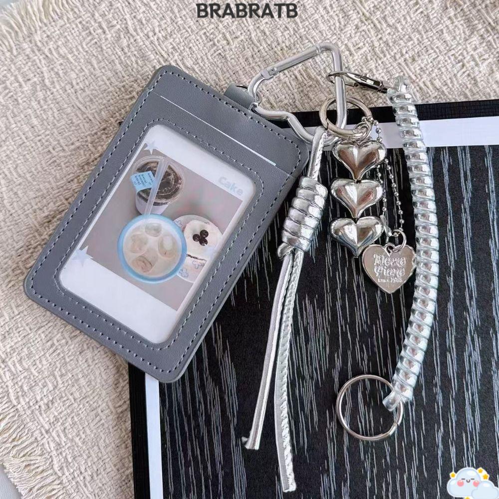 Giá đỡ thẻ BRBRAA, Bao da PU Y2k Kpop Idol Photocard, Túi đựng thẻ ảnh INS Idol