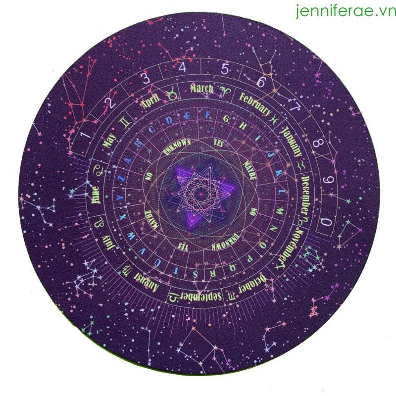 Jenniferae Hình Học Bói Toán Bảng Altar Trò Chơi Cho Oracle Card Pad Runes Tiếp Liệu