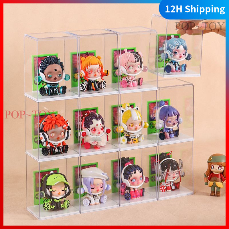 POPMART Blind box storage display rack Acrylic display box POPMART Transparent cabinet LEGO figure s