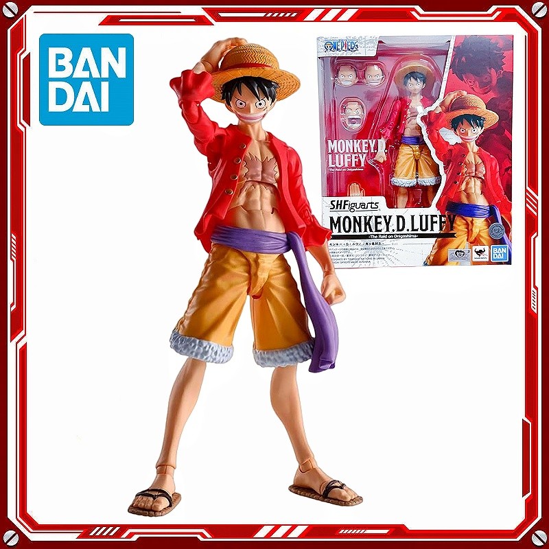 Hàng sẵn có Chính hãng SHF One Piece One Piece Monkey D Luffy Beat Demon Island Joint Movable Doll H