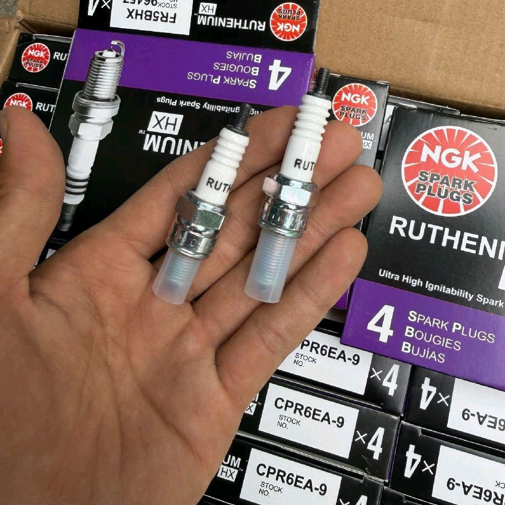 Bugi NGK hộp tím RUTHENIUM đánh không tụt áp - Hàng xịn - Bảo hành 1 năm