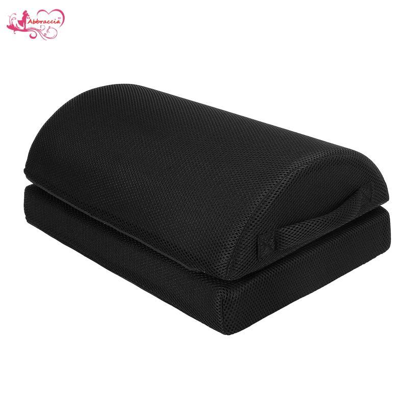Memory Foam Ergonomic Footrest Foam Cushion Leg Clearance Half Moon Gối