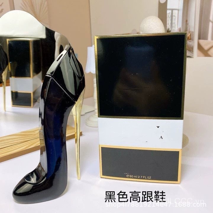 [Thương hiệu trang trọng] Nước hoa Channel Giày cao gót màu đen Fearless Gorgeous Queen Carlo Nước h