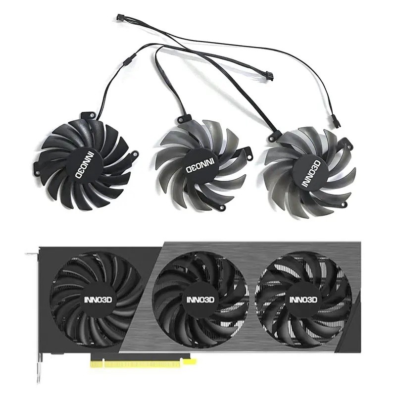 Quạt GPU 85MM 4PIN CF-12915S CF-12910S DC 12V 0.35A thích hợp cho quạt thay thế INNO3D GeForce RTX40